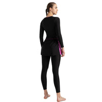 Speedo Colorblock Two Piece Full Body Suit – Girls Swimming Set - Best Price online Prokicksports.com