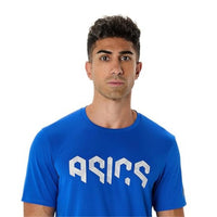 ASICS Hex Graphic Tee Men T-Shirt Roundneck | Breathable Printed Sports Tee for Training & Casual Wear - Best Price online Prokicksports.com