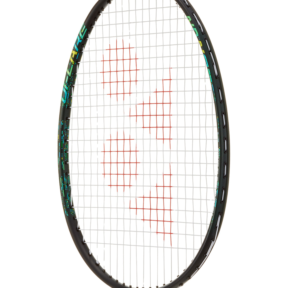 Yonex Nanoflare 002 Feel Strung Badminton Racquet – 4U4 (Black/Green) | Head-Light Speed with Flexible Shaft & ISOMETRIC Frame - Best Price online Prokicksports.com
