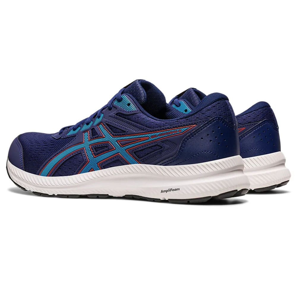 ASICS GEL-CONTEND 8 Running Shoes for Men – Indigo Blue/Island Blue | Cushioned Everyday Runners - Best Price online Prokicksports.com