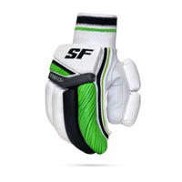 SF Trendy Right Hand Batting Gloves Green/Black | Premium Cricket Gloves for Superior Grip, Comfort & Protection | Lightweight, Durable & Stylish Design - Best Price online Prokicksports.com
