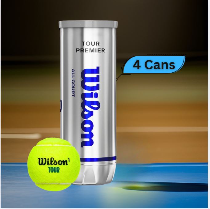 Wilson Tour Premier Tennis Balls Dozen (4 Cans)