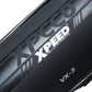XPEED XP3058 Matt PU Grappling Shinguard | Medium-Thick Impact Padding | Dual Velcro & Elastic Fastening | Professional MMA & Martial Arts Shin Guards