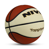 NIVIA Top Grip 3.0 Soft Rubberized Molded Basketball (Size 5, Multicolor)