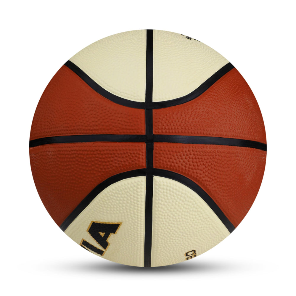 NIVIA Top Grip 3.0 Soft Rubberized Molded Basketball (Size 5, Multicolor)