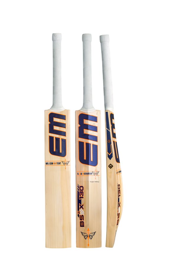 EM B. Sai Sudharsan 130 English Willow Cricket Bat | Premium English Willow Bat with Extended Sweet Spot & Feather-Light Pickup