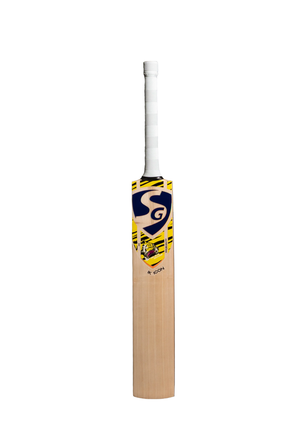 SG IK Icon English Willow Cricket Bat | Grade 3 Premium Willow, Massive Power Profile, Thick Edges, Singapore Cane Handle, Non-Slip Grip, Feather-Light Pick-Up