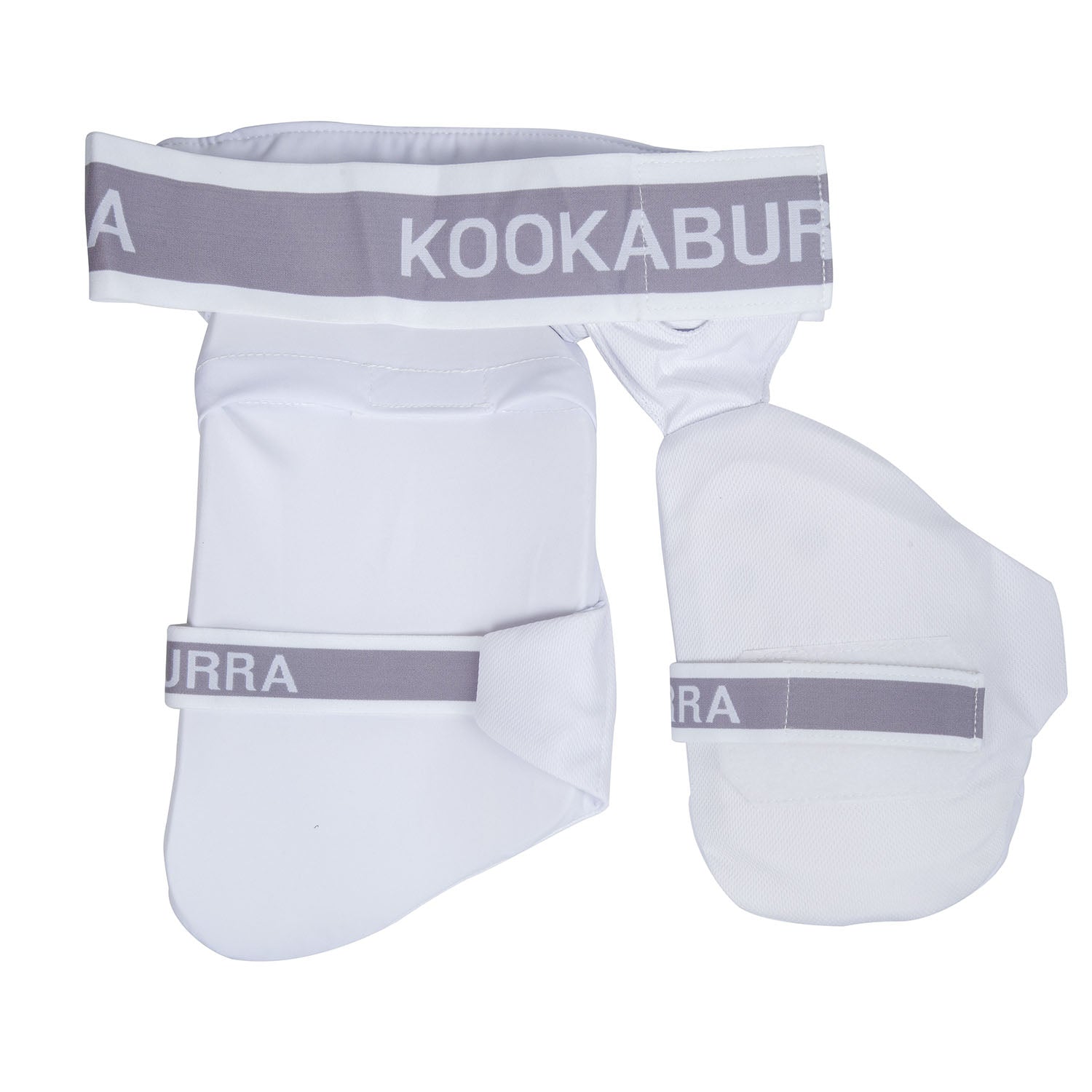 Kookaburra 500 Left-Hand Adult Thigh Guard – Off White Lightweight Cricket Protection for Leather Ball and Club Matches - Best Price online Prokicksports.com