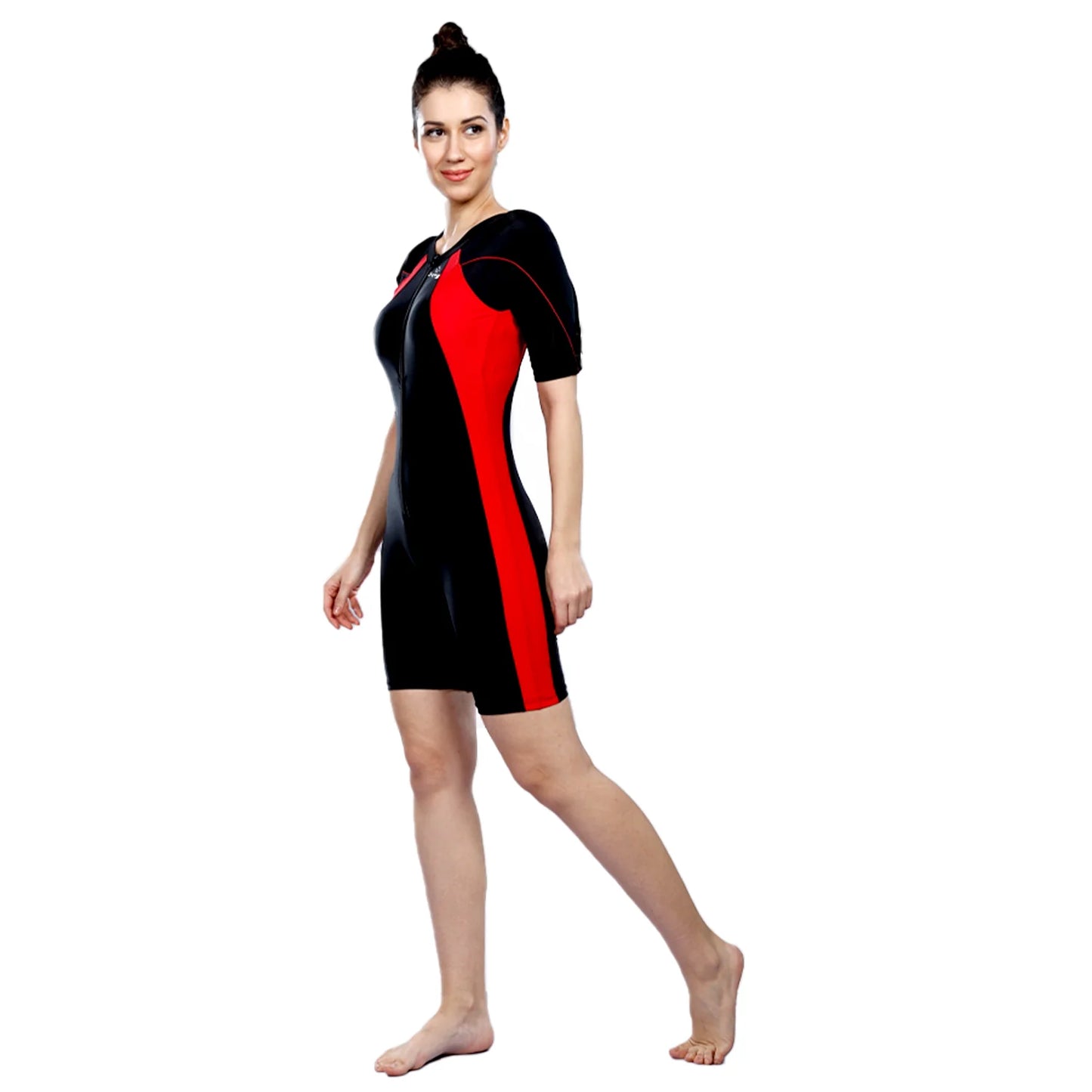 Airavat Fontus 5005 Women’s Swimming Half Body Suit | Quick-Dry, Stretchable & Comfortable | Chlorine-Resistant Swimwear for Training, Pool, and Beach | Stylish & Durable - Best Price online Prokicksports.com