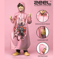 Zeel PG05 Kids Full Raincoat | Waterproof Full-Length Rainwear for Children