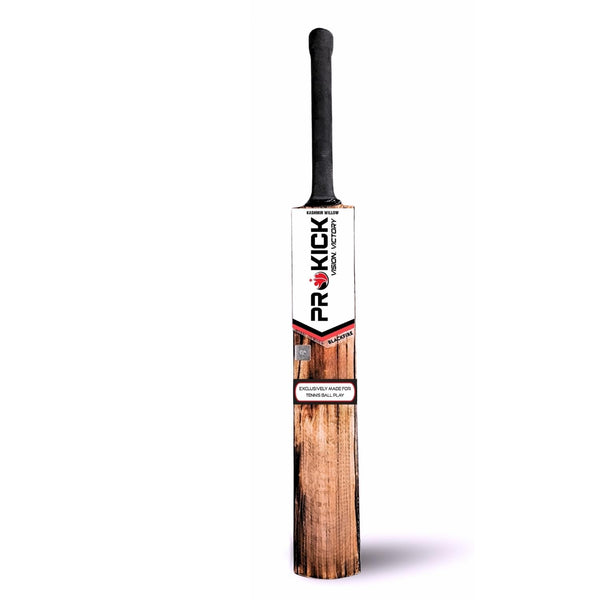 Prokick Blackfire Kashmir Willow Scoop Tennis Ball Bat – SH | Lightweight Scoop Design, Large Sweet Spot, Cane Handle | Power Play for Tennis Ball Cricket