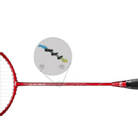 Li-Ning G-TEK 78 GX Strung Graphite Badminton Racquet with Full Cover, Lightweight High-Tension Racket for Power, Speed & Control – Red - Best Price online Prokicksports.com