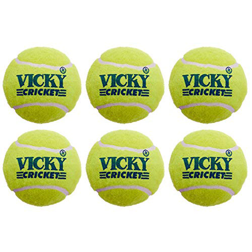 Vicky Cricket Tennis Ball - VICKY CRICKET Yellow - Best Price online Prokicksports.com