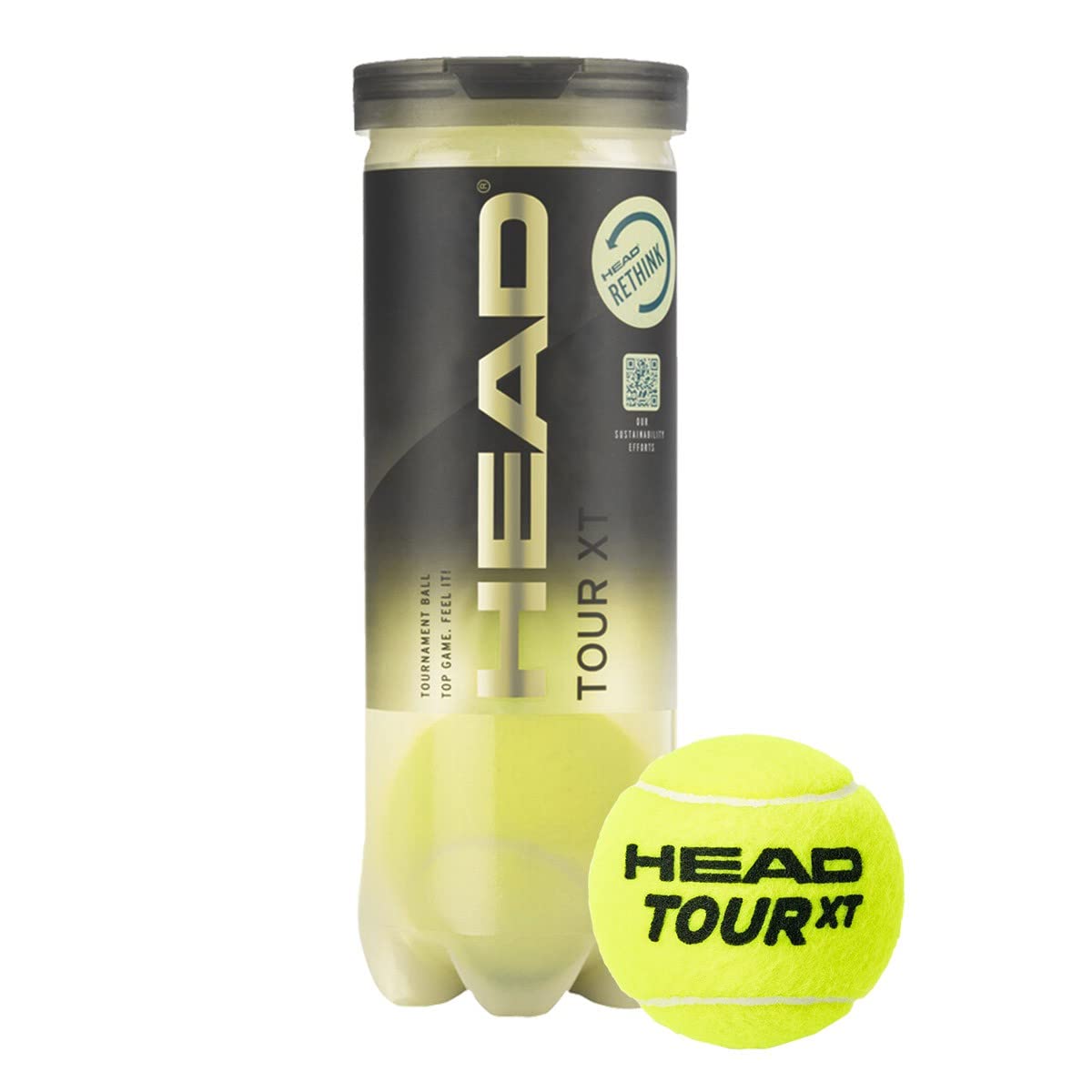 Head Tour XT Tennis Balls Dozen (4 Cans) - Best Price online Prokicksports.com