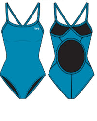 TYR Sport Women's Solid Diamondback Swimsuit | One-Piece Racerback with UPF 50+ & Chlorine Resistance