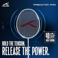 Hundred Predator Pro Strung Badminton Racquet (HBRX-5S073-1) | Aerodynamic Fast-Attacking Racquet with Full Cover
