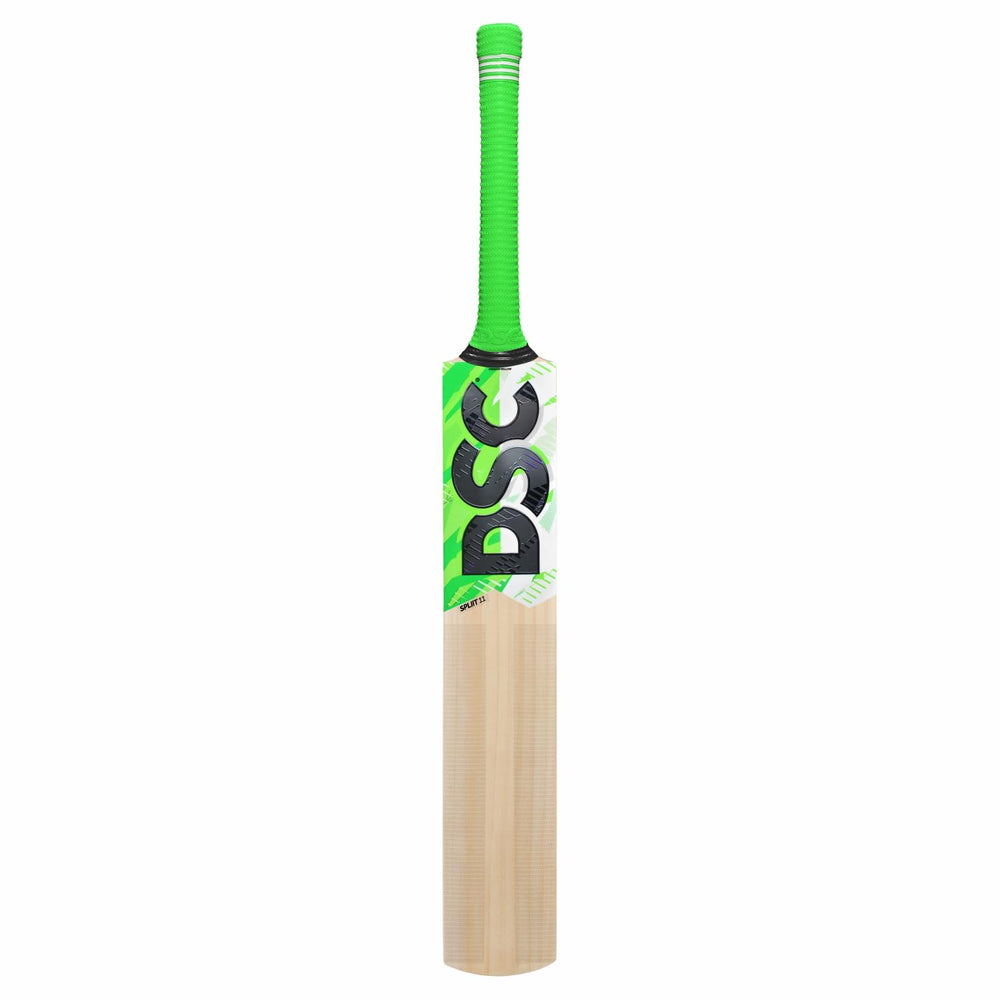 DSC Spliit 11 Kashmir Willow Cricket Bat | Size 5 | Extended Power Zone, Massive Edges | Insulated Grip