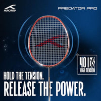 Hundred Predator Pro Strung Badminton Racquet (HBRX-5S073-1) | Aerodynamic Fast-Attacking Racquet with Full Cover