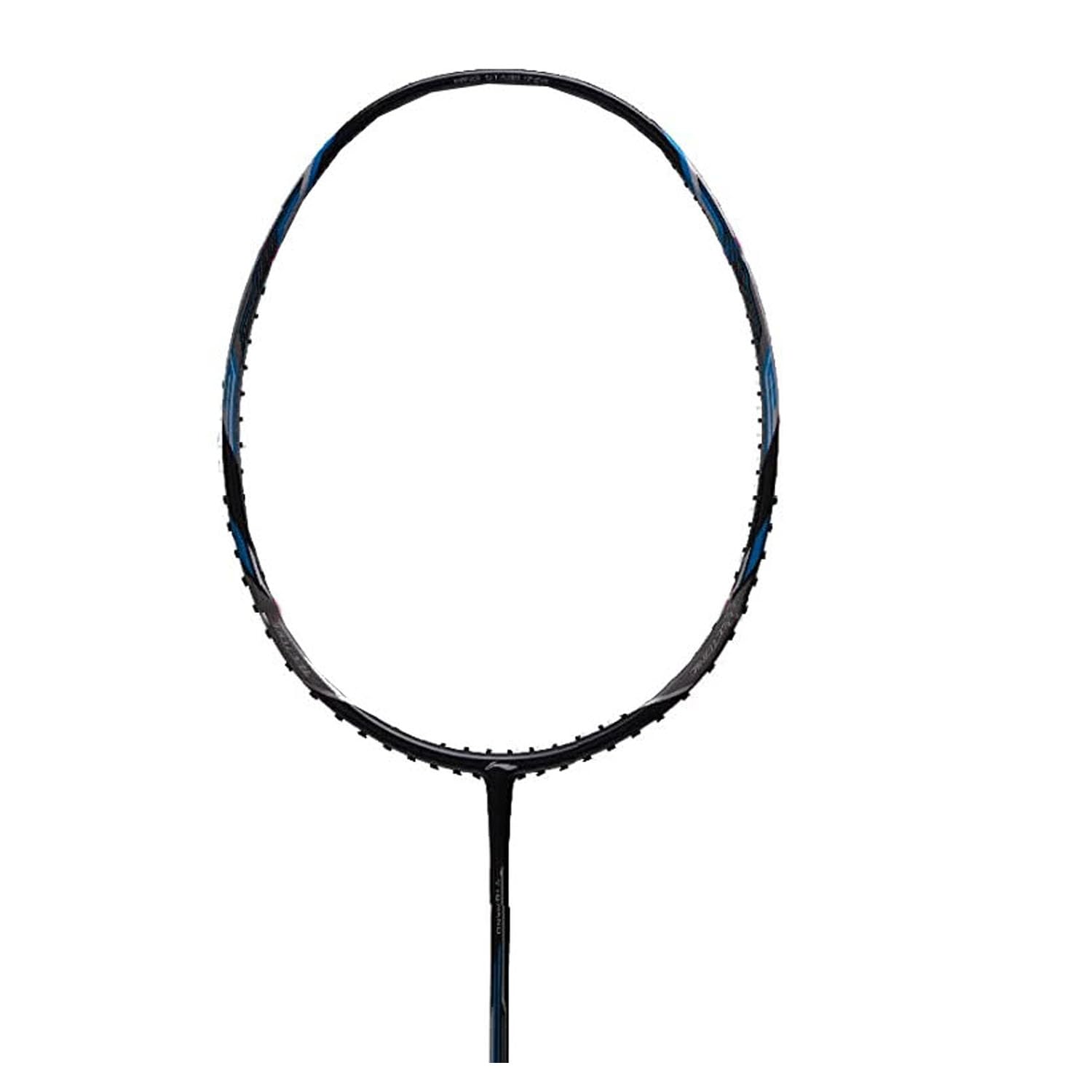 Li-Ning Tectonic 3R Unstrung Badminton Racket, Black/Silver/Blue - Best Price online Prokicksports.com