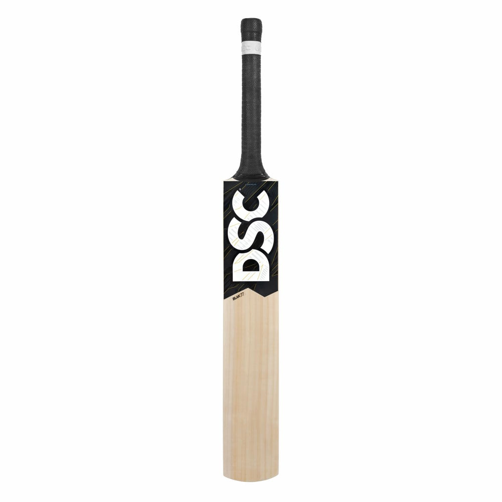DSC Blak 77 Kashmir Willow Cricket Bat | Size 6 | Extended Power Zone, Cushioned Grip | Handcrafted