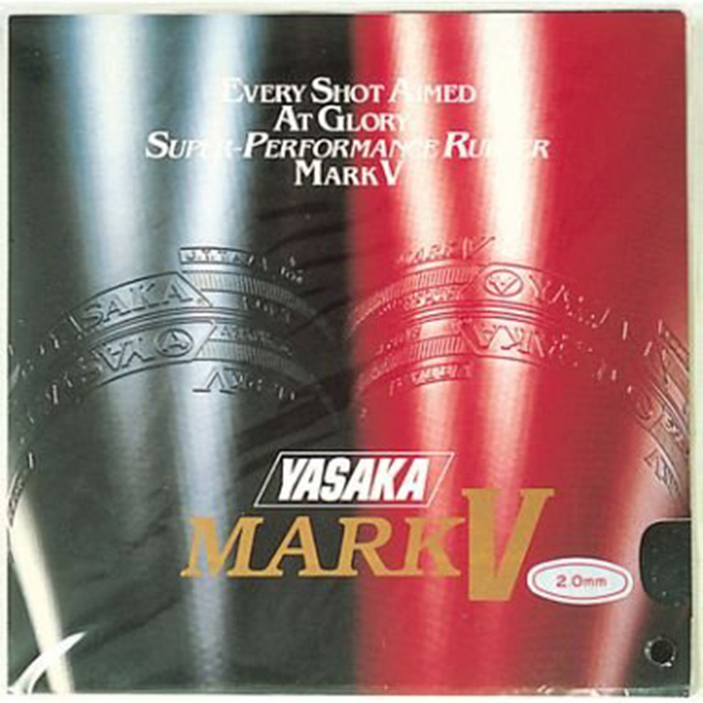Yasaka Mark V Rubber Table Tennis, Full Size (Red) - Best Price online Prokicksports.com
