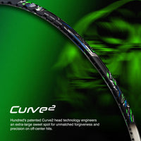 Hundred Predator Extra Strong Japan Made Graphite Unstrung Badminton Racket (38 lbs Max Tension) | Flexible Shaft Attacking Racquet with Full Cover - Best Price online Prokicksports.com
