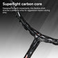 Hundred Nitrix 10 Badminton Racket (Strung) | Head-Heavy Carbon Fiber Attacking Racquet with Full Cover | Max Tension 30 lbs