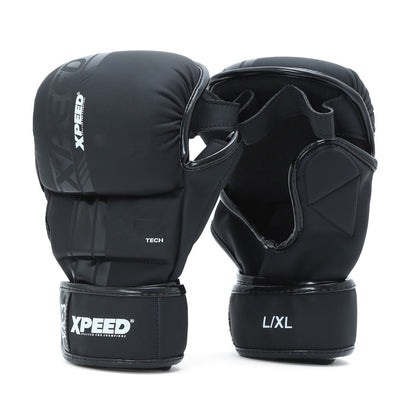 XPEED XP3056 Matt PU Sparring MMA Gloves | Injection Mould Foam Padding | Full Wrist Support | Professional MMA Training Gloves