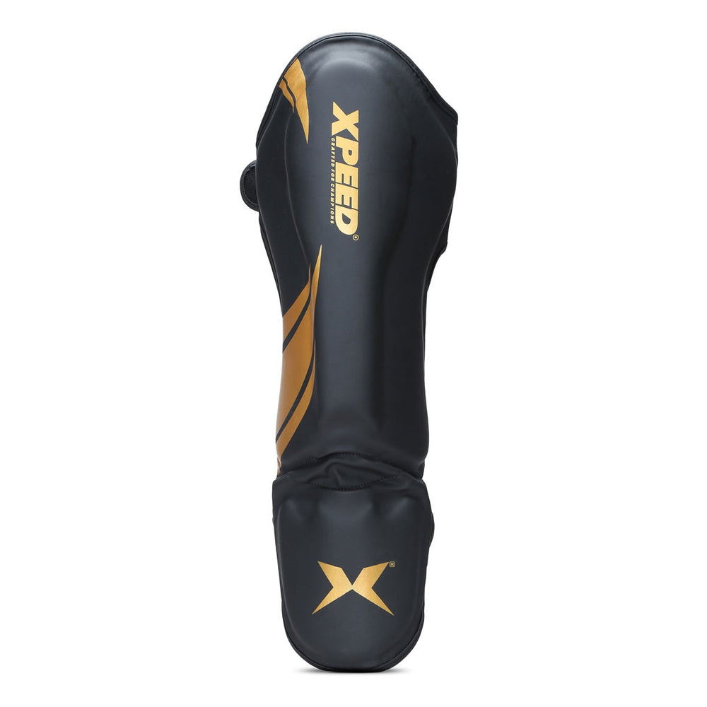 XPEED XP1806 Shin Pad King Style | High-Quality PU Shell with Thermo Foam Padding | Raised Shin & Foot Ridge | Professional MMA & Muay Thai Shin Guards - Best Price online Prokicksports.com