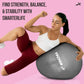Vector X Unisex Anti Burst Gym Ball With Free Foot Pump | Swiss Exercise & Birthing Ball for Workout & Rehabilitation - Best Price online Prokicksports.com