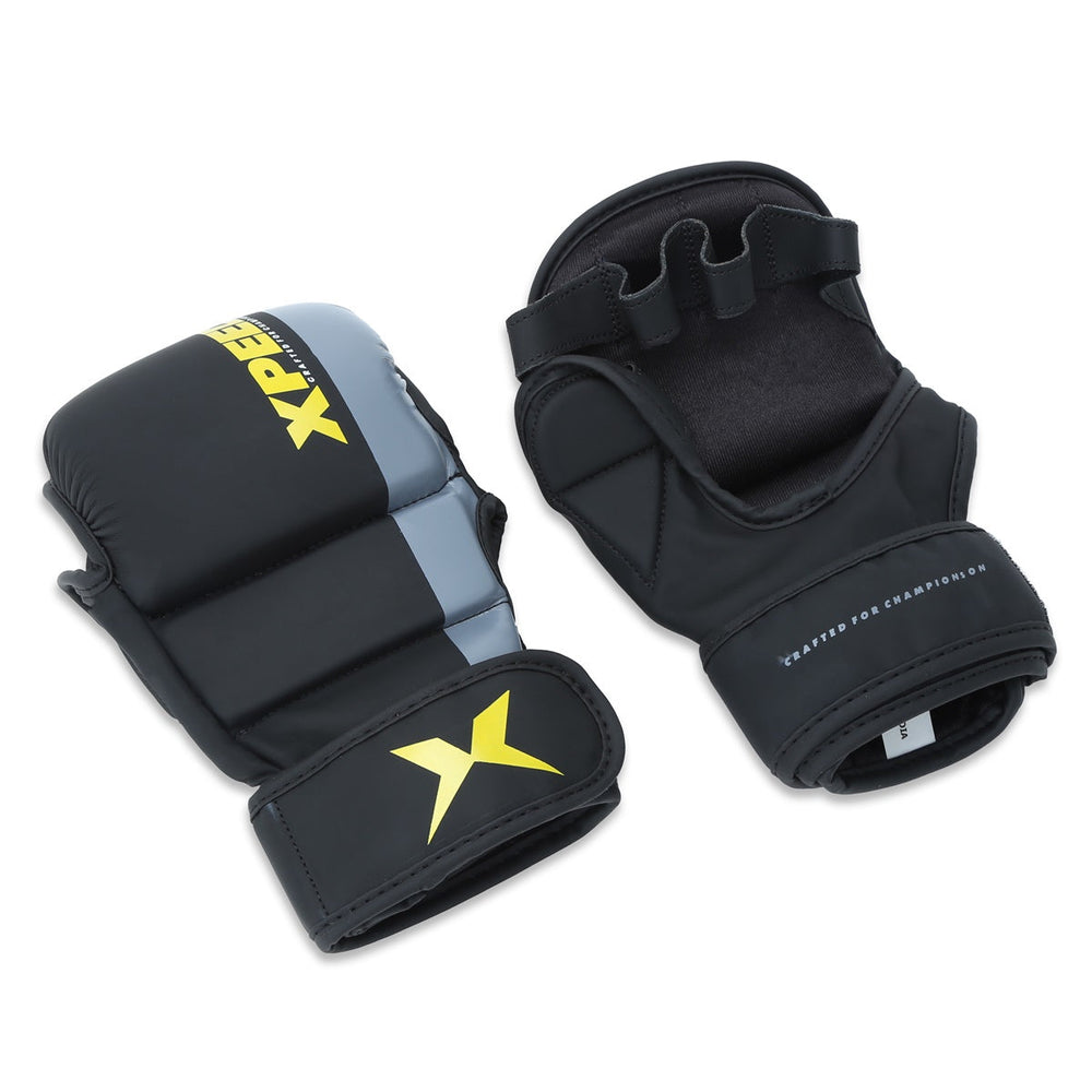 XPEED XP 1504 Striking Grappling Training Gloves | Premium PU Material | Full Wrap-Around Wrist Support | Multi-Purpose MMA & Martial Arts Gloves - Best Price online Prokicksports.com