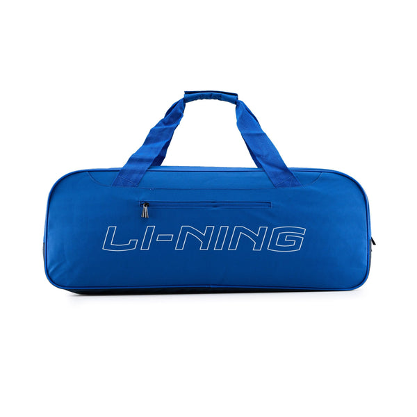 Li-Ning ABDU443-2 (6 in 1) Badminton Racket Kit Bag (Blue) | Dual Compartment Professional Kit Bag | Monarch Series