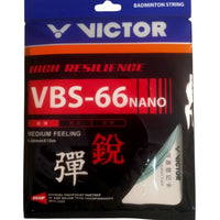 Victor VBS-66N Badminton String – 0.66mm High Resilience String with Medium Feel, Excellent Repulsion & Control for Professional Play - Best Price online Prokicksports.com