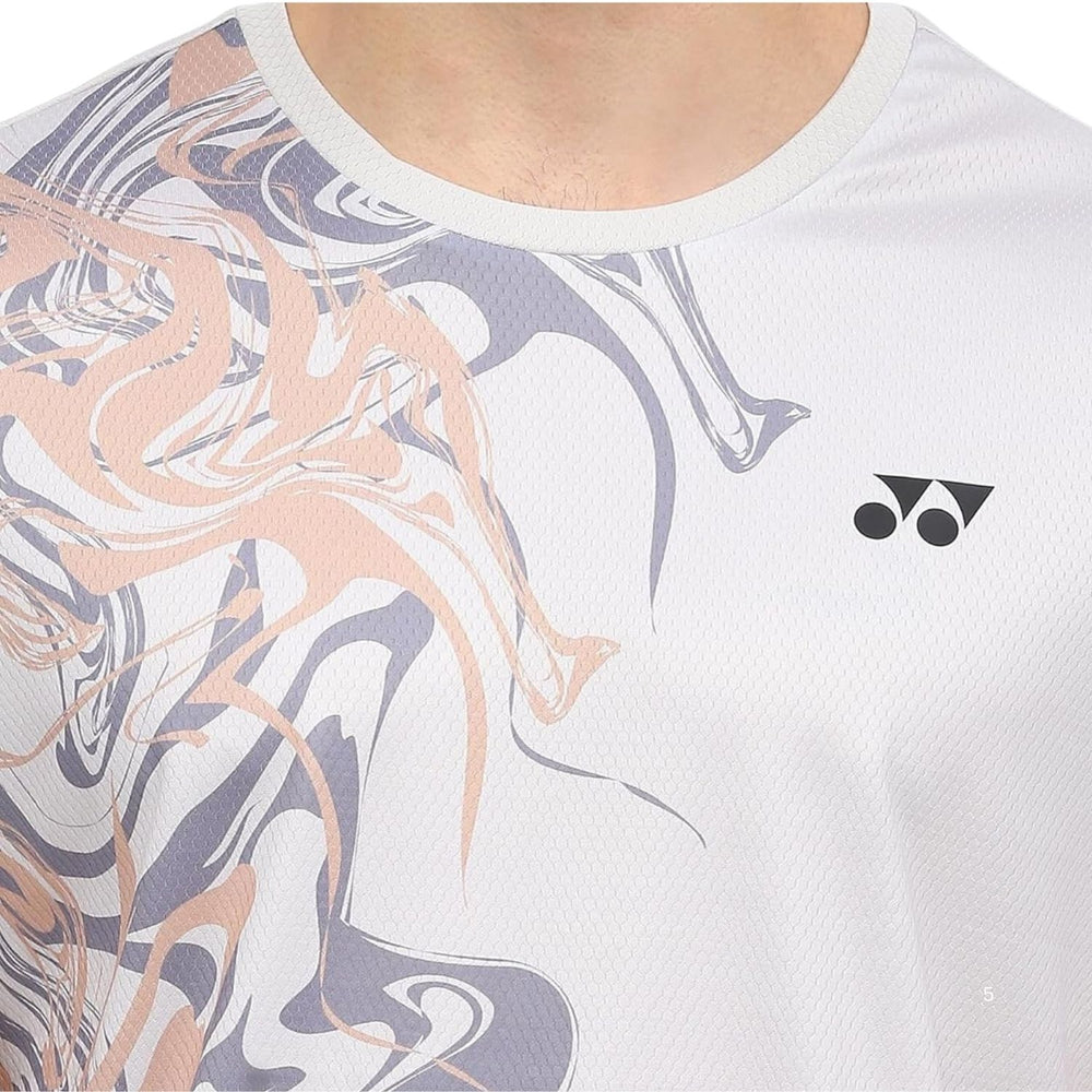 Yonex 2967 Men’s Round Neck T‑Shirt – TruDry, Sorbtek Moisture Control & Repreve Polyester Performance Tee - Best Price online Prokicksports.com