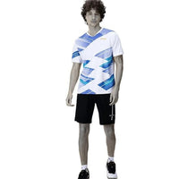 Li-Ning ATSUA45 Men’s V-Neck Badminton T-Shirt – Quick-Dry, Lightweight Polyester, Breathable Sportswear - Best Price online Prokicksports.com