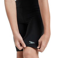 Speedo Essential Houston Boys Jammer – Durable Swimwear for Training & Recreation Crafted with Endurance10 Fabric  | UPF 40+ Sun Protection | Secure Fit for Confident Swimming