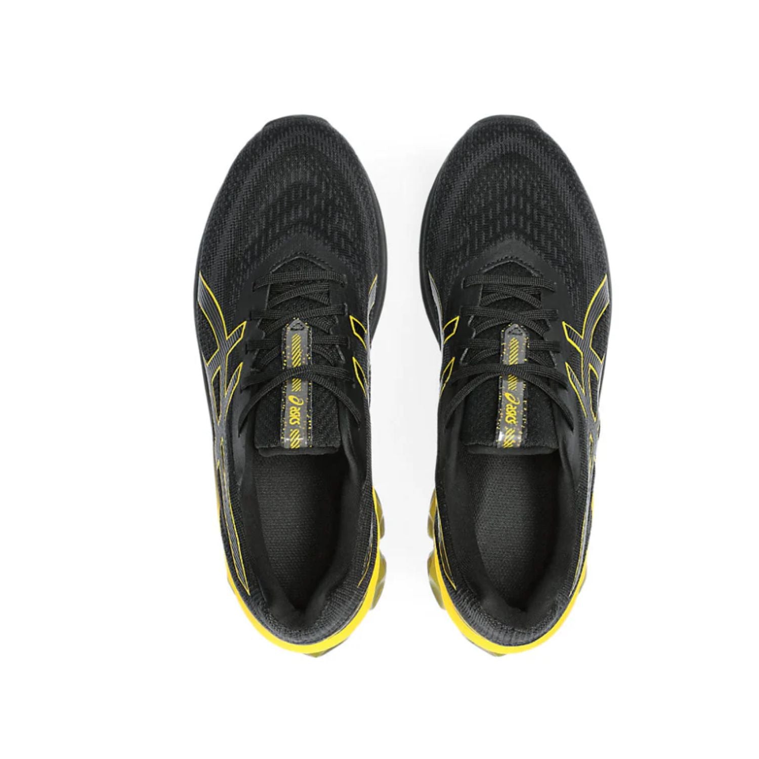 ASICS GEL-QUANTUM 182 VII Running Shoes for Men – Black/Saffron | Cushioning & Style - Best Price online Prokicksports.com