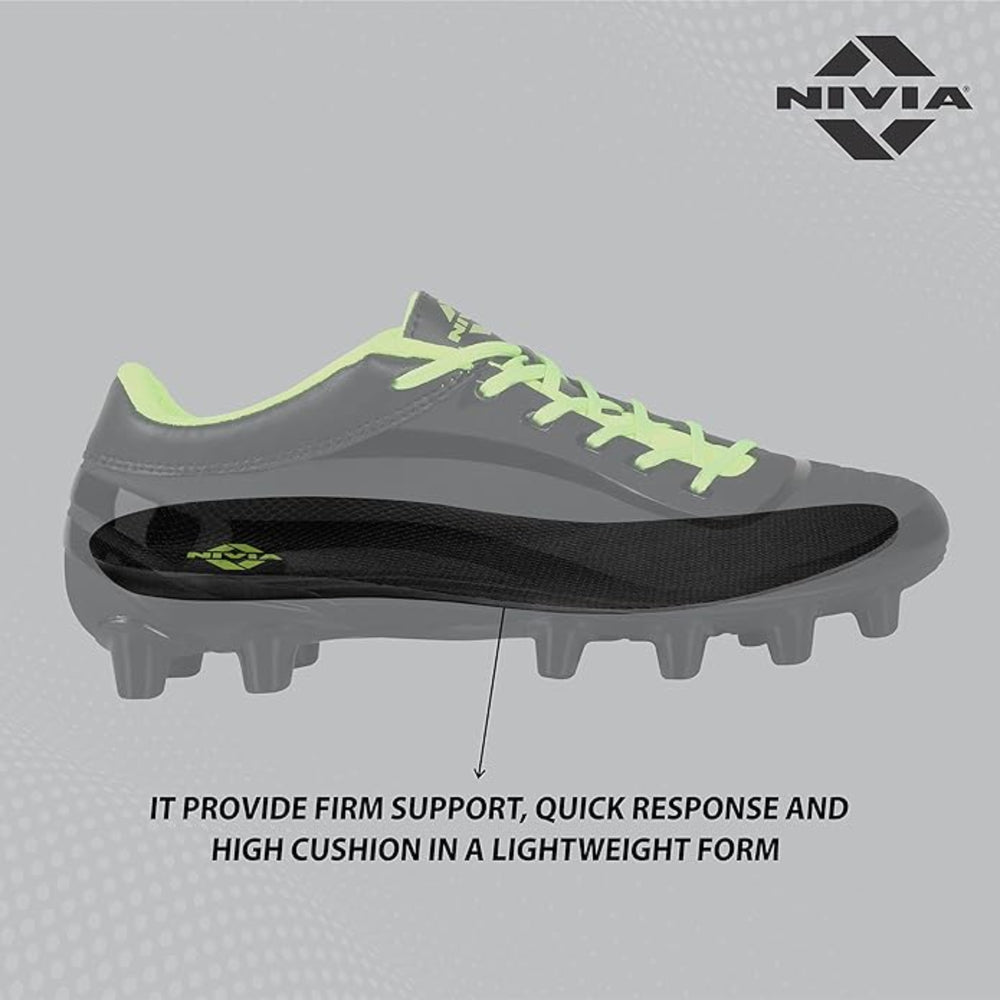 NIVIA Airstrike Kids Football Shoes | Mid-Top TPU Football Studs with EVA Cushioning & Superior Grip - Best Price online Prokicksports.com