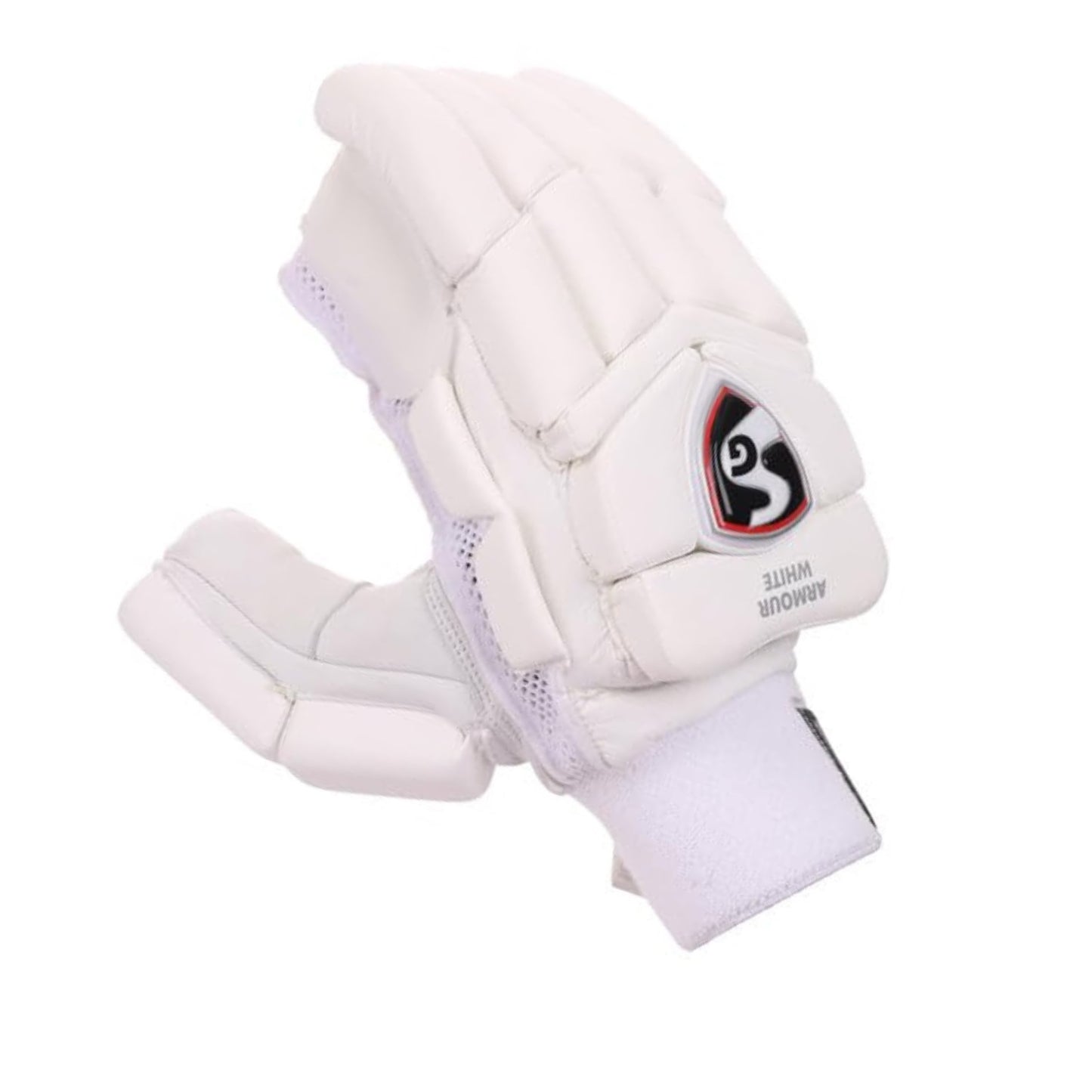 SG Armour White RH Batting Gloves | Lightweight & Durable Cricket Gloves | Superior Grip & Protection - Best Price online Prokicksports.com