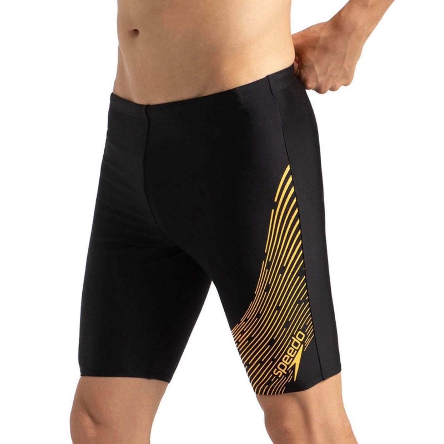 Speedo AM Medley Logo Jammer Men’s Swimwear – Performance Training Swim Jammer with Stretch Fabric, Quick Dry & Chlorine Resistant Design - Best Price online Prokicksports.com