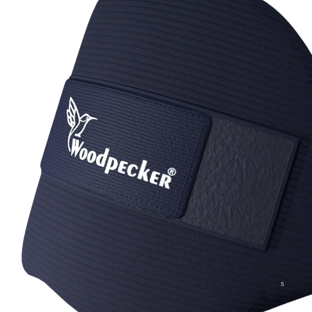 Woodpecker Test Cricket Chest Guard – Navy Blue (High-Density Foam, Hinged PU Shell, Elastic Straps) - Best Price online Prokicksports.com