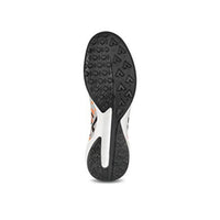 Vector X Flame Indoor Football Shoes – Lightweight Futsal Shoes with Non-Marking Rubber Sole, Superior Grip & Comfort for Indoor Court Play, Silver/Orange - Best Price online Prokicksports.com