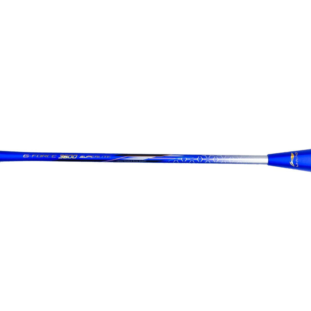 Li-Ning G-Force Super Light 3600 Unstrung Badminton Racquet – Blue/Yellow | Ultra-Light Head-Heavy Power with Flexible Shaft & Dynamic Optimum Frame - Best Price online Prokicksports.com