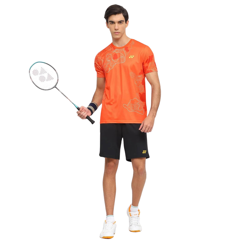 Yonex 2962 Men’s Round Neck T-Shirt | Lightweight Polyester Fabric with TruDry Moisture-Wicking & Breathable Comfort for Sports and Training - Best Price online Prokicksports.com