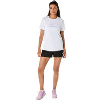 ASICS Women Court Tennis Graphic Tee | Lightweight Breathable Polyester T-Shirt with Moisture-Wicking Comfort & Tennis-Inspired Graphic Design - Best Price online Prokicksports.com