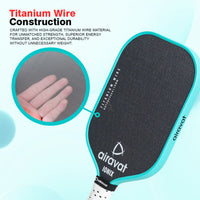 Airavat Ionix 7414 Pickleball Paddle | Carbon Fiber Surface | Polymer Core | USAPA Approved | Lightweight Design | Vibrant Cyan Color - Best Price online Prokicksports.com