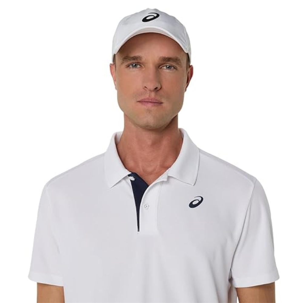 ASICS COURT POLO (M) – Brilliant White | Lightweight, Breathable & Quick-Dry Men’s Sports Polo for Training and Matches - Best Price online Prokicksports.com