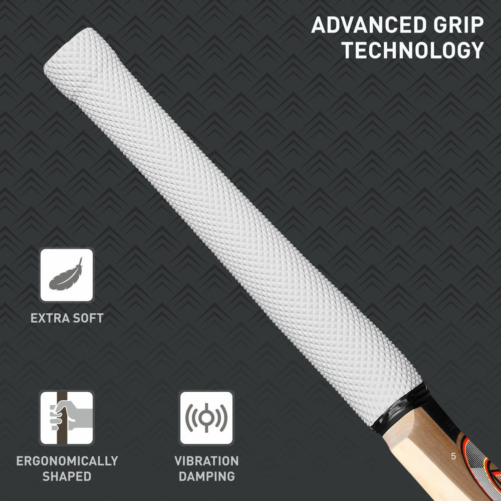 GM Rival 404 English Willow Cricket Bat – SH (Short Handle), Lightweight Power Bat for Leather Ball Cricket - Best Price online Prokicksports.com