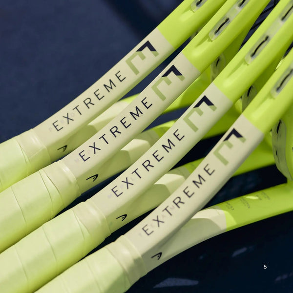 Head Extreme Pro 2024 Unstrung Tennis Racquet U20 (Grip 2 – 4 1/4) Neon Yellow/Green, 305g | Auxetic 2.0 Spin Machine for Advanced Players