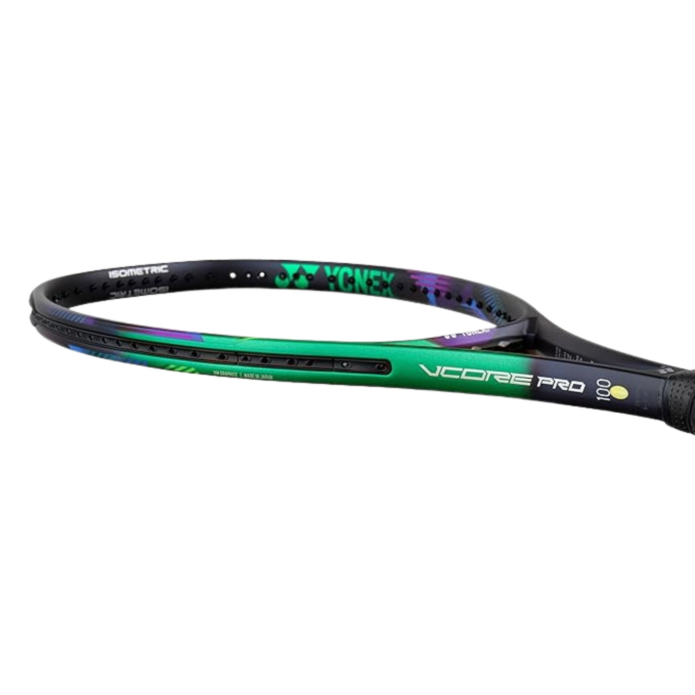 Yonex VCore Pro 100 Tennis Racquet (300g) – Green Purple, G3 (4 3/8) Grip - Best Price online Prokicksports.com